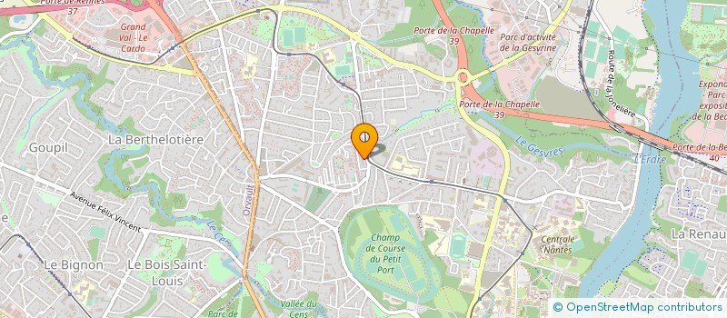 localisation de l'entreprise MONSIEUR BADARA FALL à NANTES