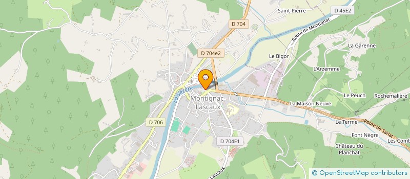 localisation de l'entreprise MONSIEUR BADARA GUEYE à MONTIGNAC-LASCAUX