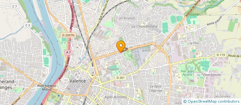 localisation de l'entreprise MONSIEUR BADDAR SAMTOUNI  VALENCE