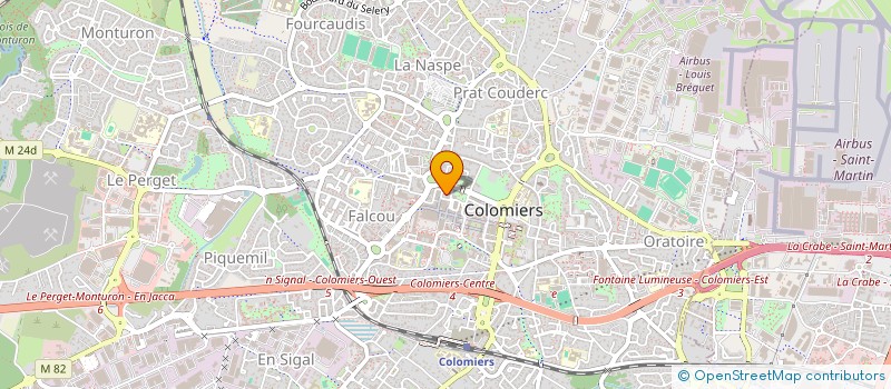 localisation de l'entreprise MONSIEUR BADEL BADILA LOUYA à COLOMIERS