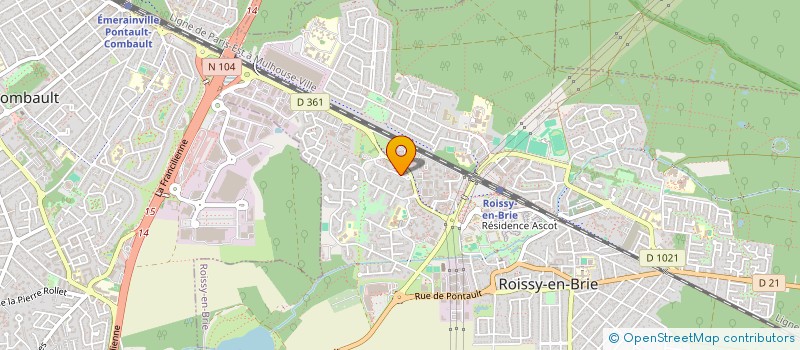 localisation de l'entreprise MONSIEUR BADEMOU DIOUMANARA  ROISSY-EN-BRIE