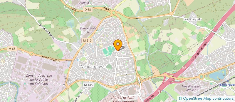 localisation de l'entreprise MONSIEUR BADER AIT BOUZAKRI à VENDARGUES