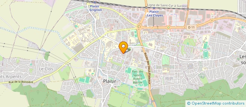 localisation de l'entreprise MONSIEUR BADER-ALI HAMRANI  PLAISIR