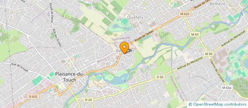 localisation de l'entreprise MONSIEUR BADER BOUCHFAR  PLAISANCE-DU-TOUCH