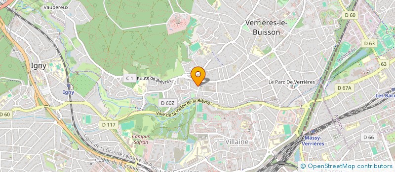 localisation de l'entreprise MONSIEUR BADER IBEN HASSINE  VERRIERES-LE-BUISSON