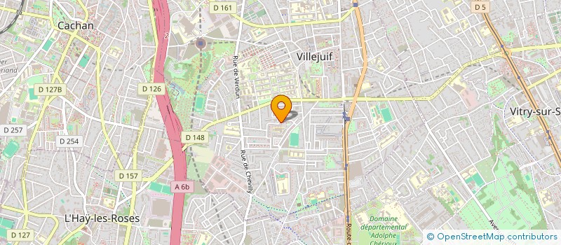 localisation de l'entreprise MONSIEUR BADER JERTILA  VILLEJUIF