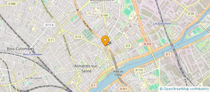 localisation de l'entreprise MONSIEUR BADER MANSOURI à ASNIERES-SUR-SEINE