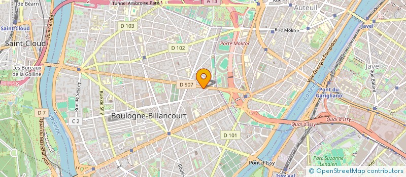 localisation de l'entreprise MONSIEUR BADER SOGRATE IDRISSI à BOULOGNE-BILLANCOURT