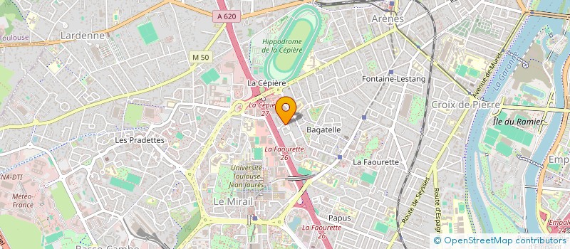 localisation de l'entreprise MONSIEUR BADER WAARAB à TOULOUSE