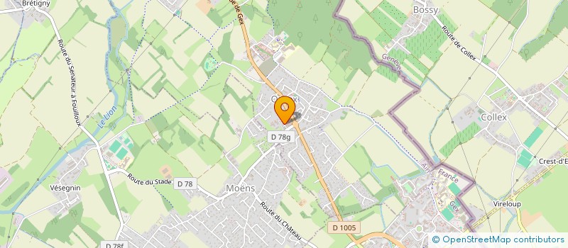 localisation de l'entreprise MONSIEUR BADER YOUNES  ORNEX