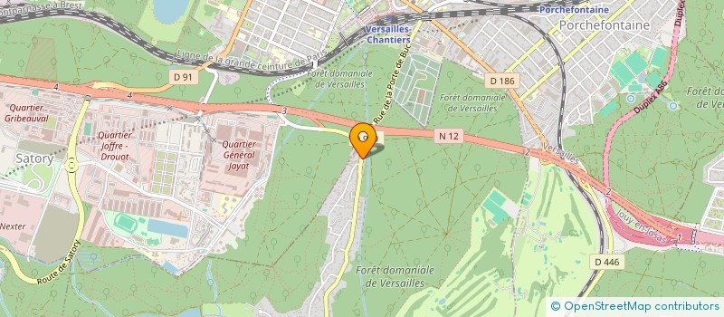 localisation de l'entreprise MONSIEUR BADERDINE DARIF  BUC