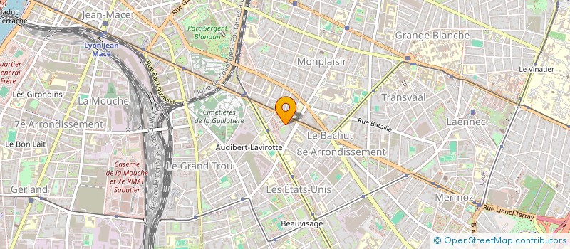 localisation de l'entreprise MONSIEUR BADI NOUAJAA  LYON