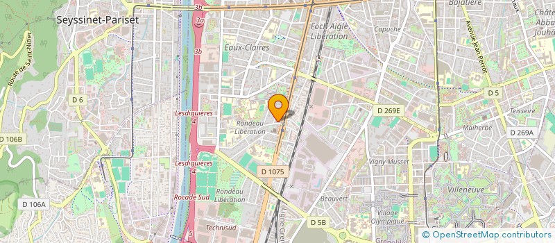 localisation de l'entreprise MONSIEUR BADIA BEJAOUI à GRENOBLE