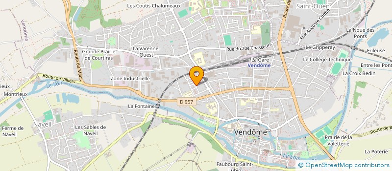 localisation de l'entreprise MONSIEUR BADIAA CHEBBI  VENDOME