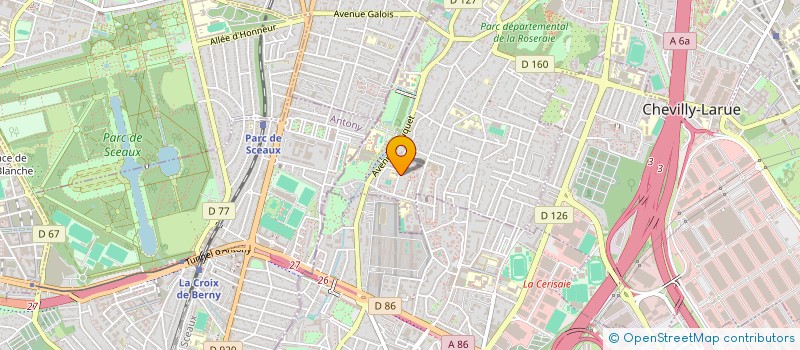 localisation de l'entreprise MONSIEUR BADIANE TRAORE  L'HAY-LES-ROSES