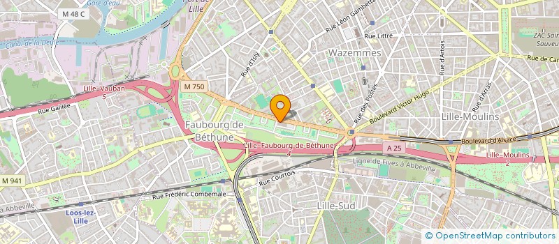 localisation de l'entreprise MONSIEUR BADII FRADJ à LILLE