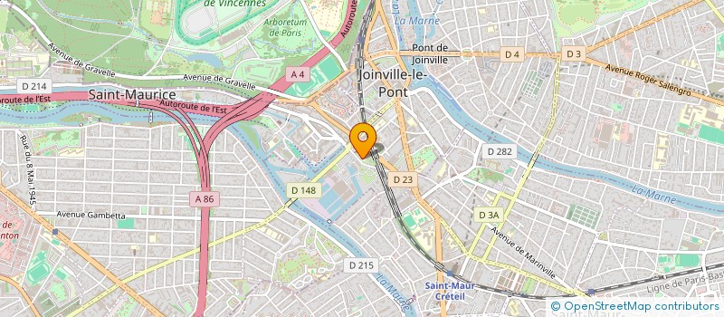 localisation de l'entreprise MONSIEUR BADIOUGOU FOFANA à JOINVILLE-LE-PONT