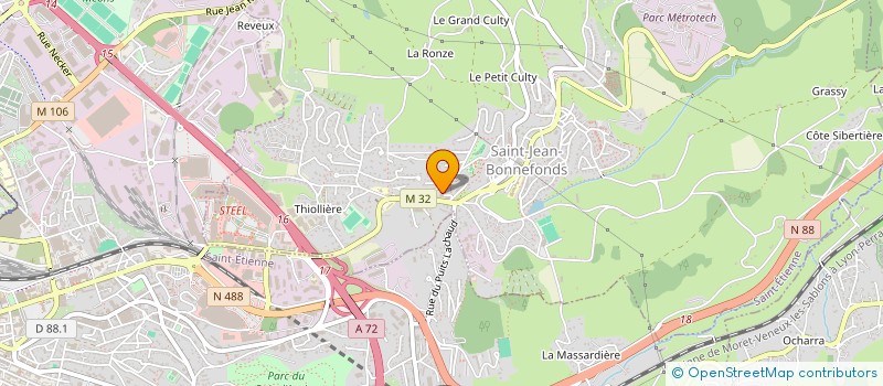 localisation de l'entreprise MONSIEUR BADIR GASDALI  SAINT-JEAN-BONNEFONDS