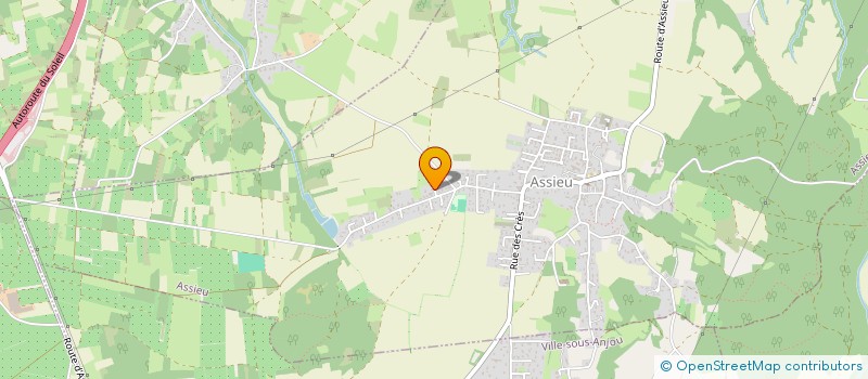 localisation de l'entreprise MONSIEUR BADIS BEGUELLEL  ASSIEU