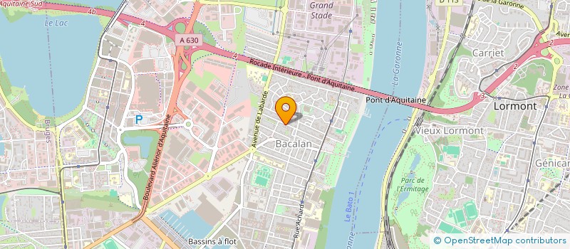 localisation de l'entreprise MONSIEUR BADIS BELATRECH  BORDEAUX