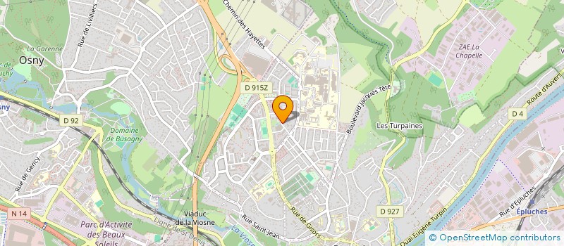 localisation de l'entreprise MONSIEUR BADIS BENHADDA  PONTOISE