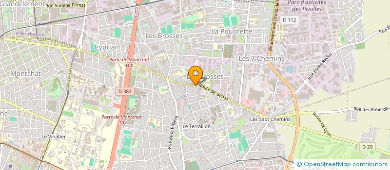 localisation de l'entreprise MONSIEUR BADIS BRAHIM à BRON