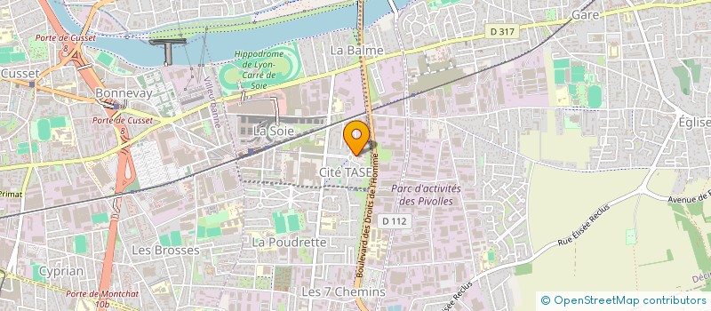 localisation de l'entreprise MONSIEUR BADIS CHAGUETMI  VAULX-EN-VELIN