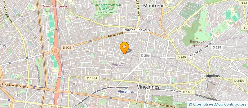 localisation de l'entreprise MONSIEUR BADIS CHEBBI à MONTREUIL