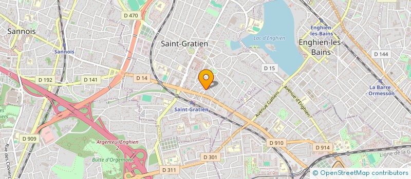 localisation de l'entreprise MONSIEUR BADIS DJAFRI  SAINT-GRATIEN