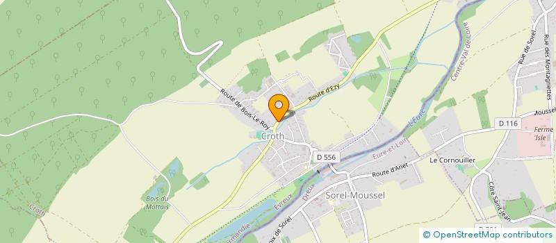 localisation de l'entreprise MONSIEUR BADIS GUERRIDA  CROTH