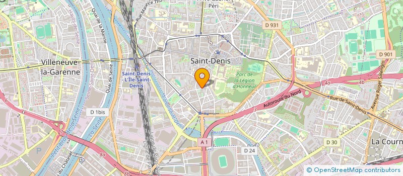 localisation de l'entreprise MONSIEUR BADIS HADDAG à SAINT-DENIS