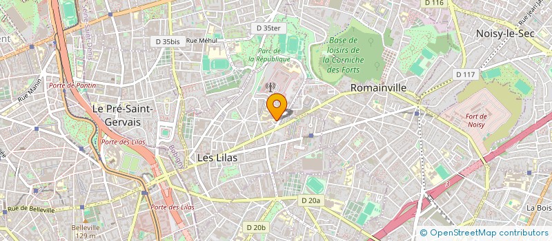 localisation de l'entreprise MONSIEUR BADIS HADDAR à LES LILAS