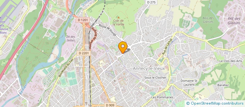 localisation de l'entreprise MONSIEUR BADIS HADJ BRAHIM à ANNECY
