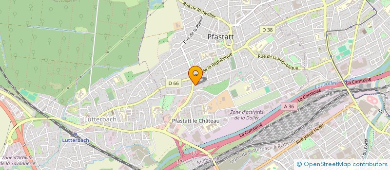 localisation de l'entreprise MONSIEUR BADIS KENIOUCHE  PFASTATT