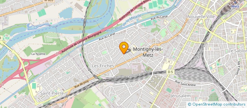 localisation de l'entreprise MONSIEUR BADIS LOUIFI à MONTIGNY-LES-METZ