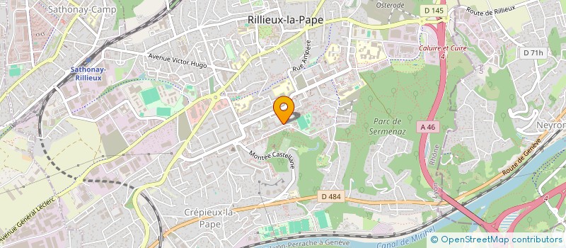 localisation de l'entreprise MONSIEUR BADIS MEDJAHED  RILLIEUX-LA-PAPE