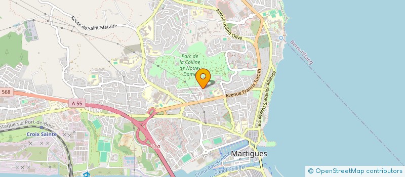 localisation de l'entreprise MONSIEUR BADIS MESSAHEL à MARTIGUES