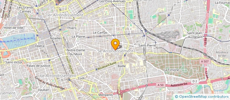 localisation de l'entreprise MONSIEUR BADIS OUESLATI  MARSEILLE