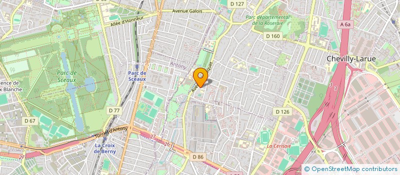 localisation de l'entreprise MONSIEUR BADIS TRABELSI  L'HAY-LES-ROSES