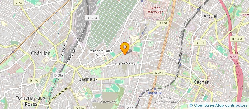 localisation de l'entreprise MONSIEUR BADISS FARES à BAGNEUX