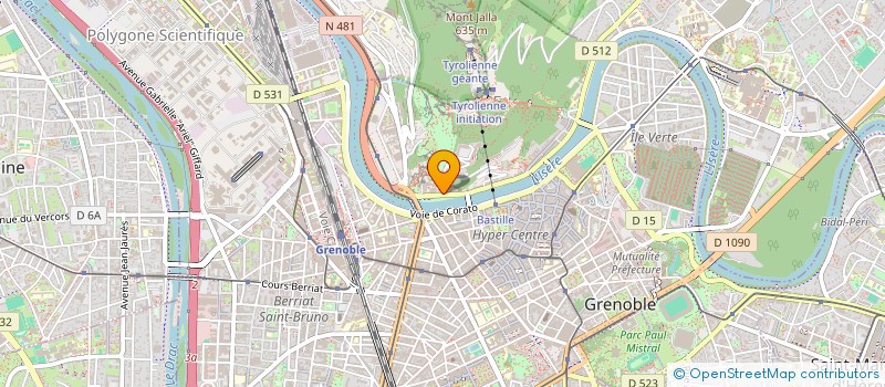 localisation de l'entreprise MONSIEUR BADR ABDELLAOUI  GRENOBLE