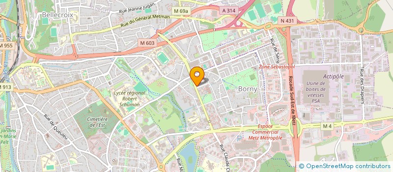 localisation de l'entreprise MONSIEUR BADR AIT BRAHIM  METZ