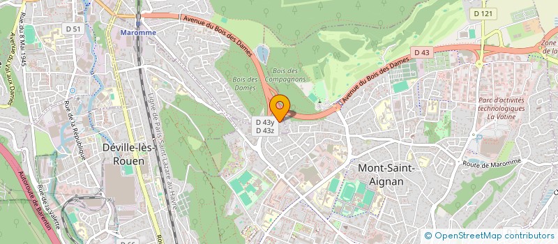 localisation de l'entreprise MONSIEUR BADR ATMANI  NOTRE-DAME-DE-BONDEVILLE