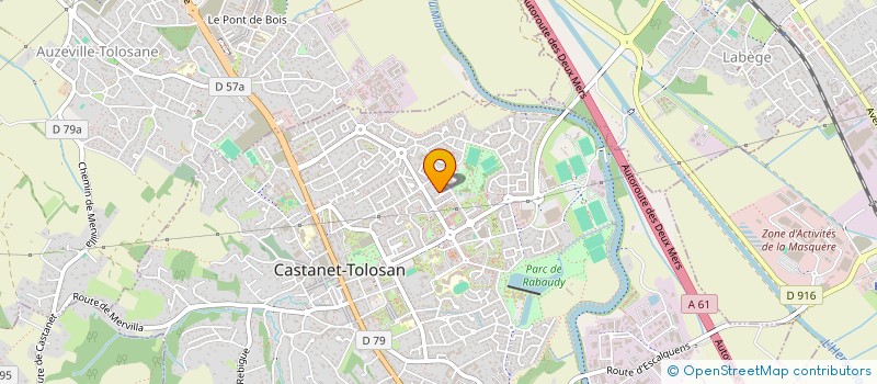 localisation de l'entreprise MONSIEUR BADR BENANTEUR à CASTANET-TOLOSAN