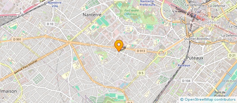 localisation de l'entreprise MONSIEUR BADR BENNOUNA à NANTERRE