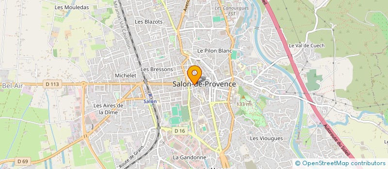 localisation de l'entreprise MONSIEUR BADR BERGAME  SALON-DE-PROVENCE