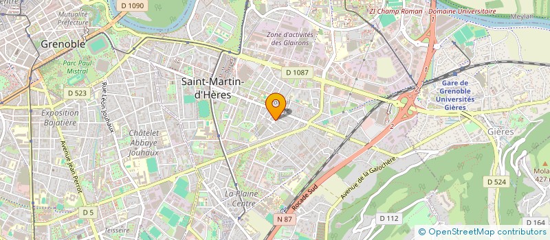 localisation de l'entreprise MONSIEUR BADR BOUKHAL à SAINT-MARTIN-D'HERES