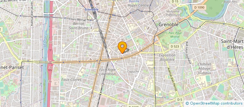 localisation de l'entreprise MONSIEUR BADR BOUKLAL à GRENOBLE