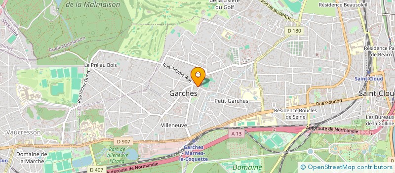 localisation de l'entreprise MONSIEUR BADR BOUMAZA à GARCHES