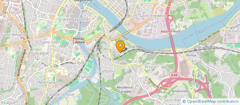 localisation de l'entreprise MONSIEUR BADR CHAFER  BAYONNE